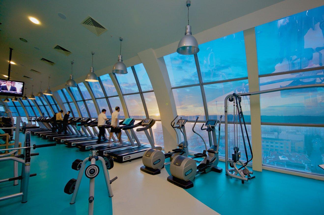 Eser Premium Hotel&Spa Buyukcekmece Zařízení fotografie The gym at the 88th floor